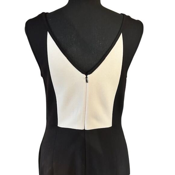 Next Chic Black & White Colorblock Bodycon Dress size 14 - Picture 5 of 8